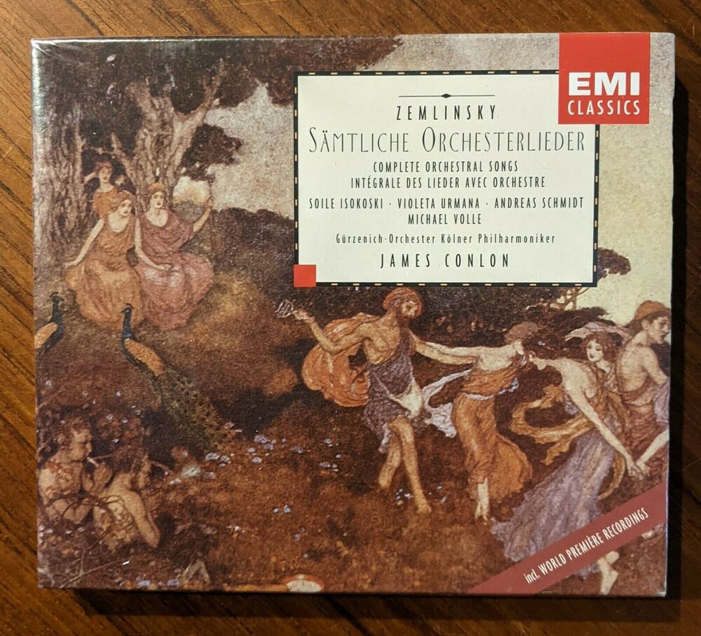 NEW Zemlinsky: Complete Orchestral Songs (CD, Sep-2000, EMI Classics) Classical